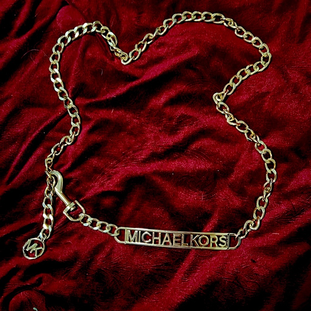 Michael Kors women’s gold belt